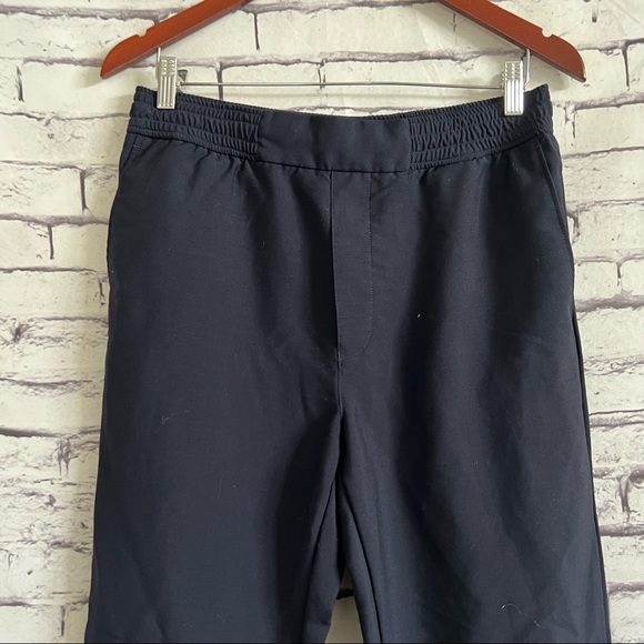 Acne Studio Men’s Creased Trousers in Navy Size Small - Picture 2 of 7